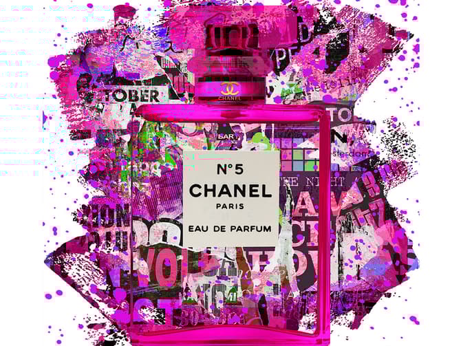 Pink Chanel Chanel No Perfume Painting Colours Of Scent Chanel