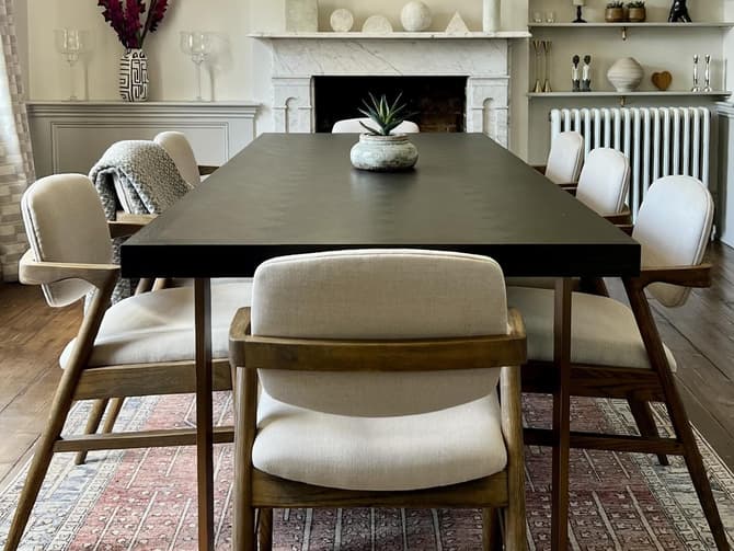 Magnus Zig Zag Chair Wooden Dining Chair Andrew Martin