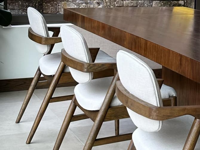 Magnus Zig Zag Chair Wooden Dining Chair Andrew Martin