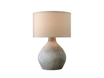 Stone-effect table lamp