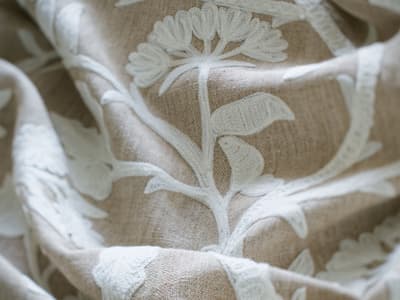 Calming woodland embroidery