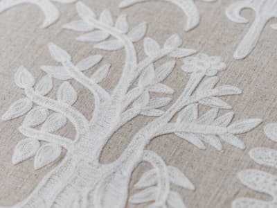 Whimsical Embroidery on Linen