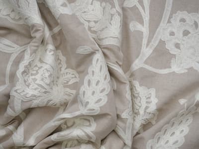 Calm tropical embroidery