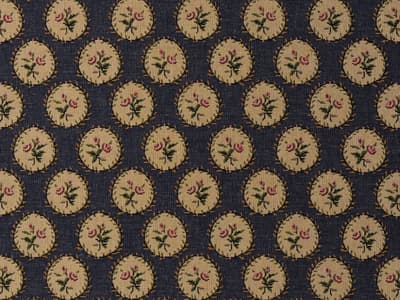 Tapestry weave in indigo