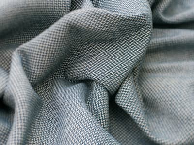 Stain resistant weave in blue-grey