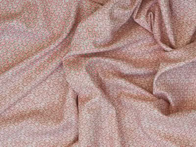 Small-scale floral print fabric