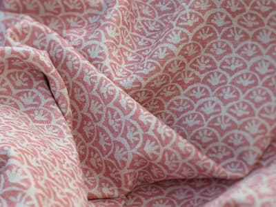 Small-scale floral print fabric