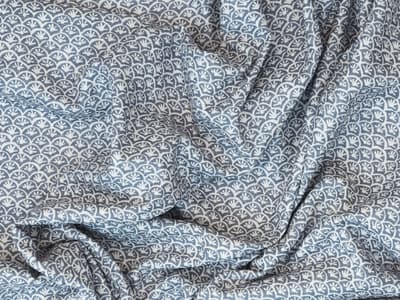 Small-scale floral print fabric