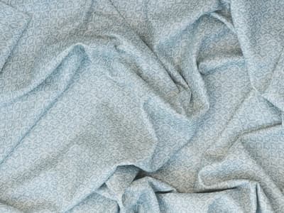 Small-scale floral print fabric