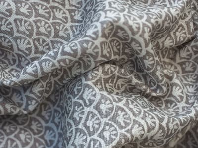 Small-scale floral print fabric