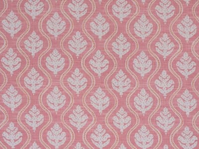 Small-scale botanical print fabric