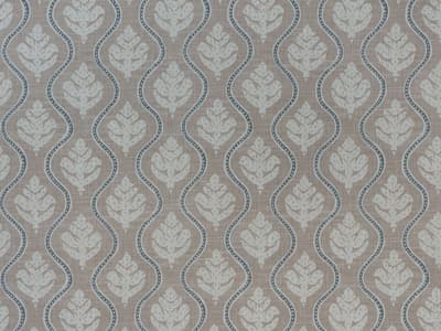 Small-scale botanical print fabric