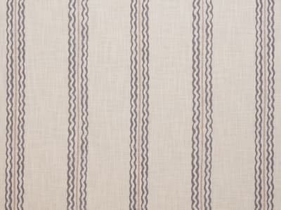 Striped linen-blend upholstery fabric