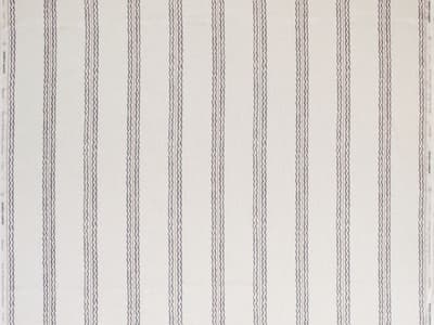 Striped linen-blend upholstery fabric