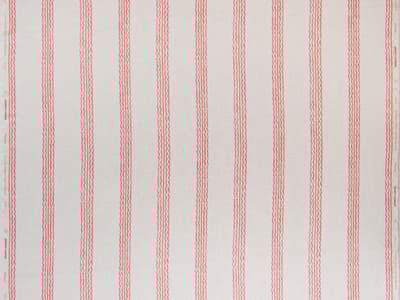Vibrant striped linen-blend fabric