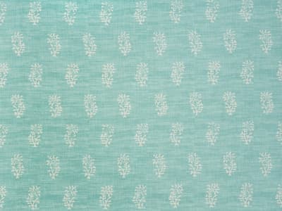 Fresh botanical stripe in blue-green