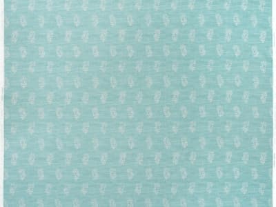 Fresh botanical stripe in blue-green