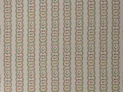 Hand-drawn stripes in uplifting greens