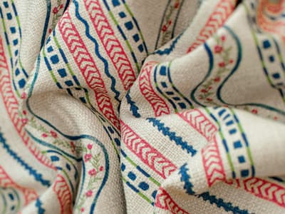Delicate stripes with vintage rhythm