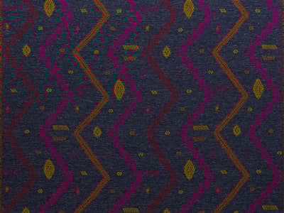 Jacquard weave in indigo
