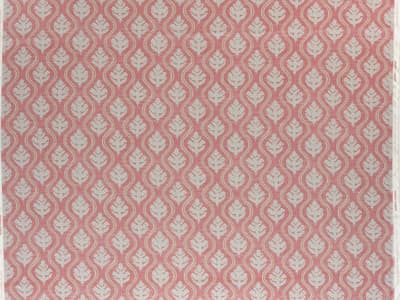 Small-scale botanical print fabric