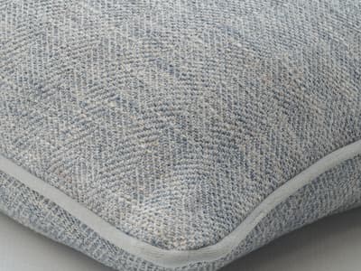 Cushion with herringbone weave in gelato