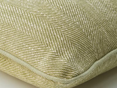 Herringbone chenille cushion