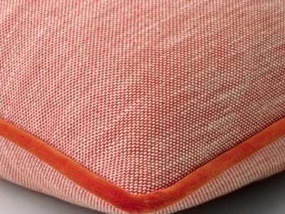 Cushion in cheerful orange