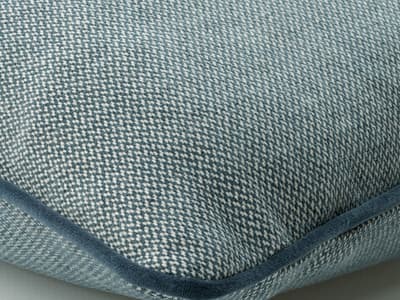 Cushion in blue-grey weave