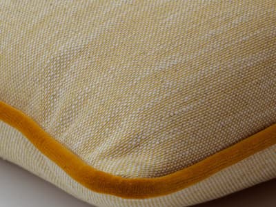 A cushion in golden sunshine