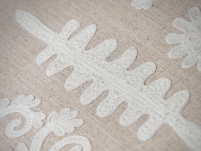 Whimsical Embroidery on Linen