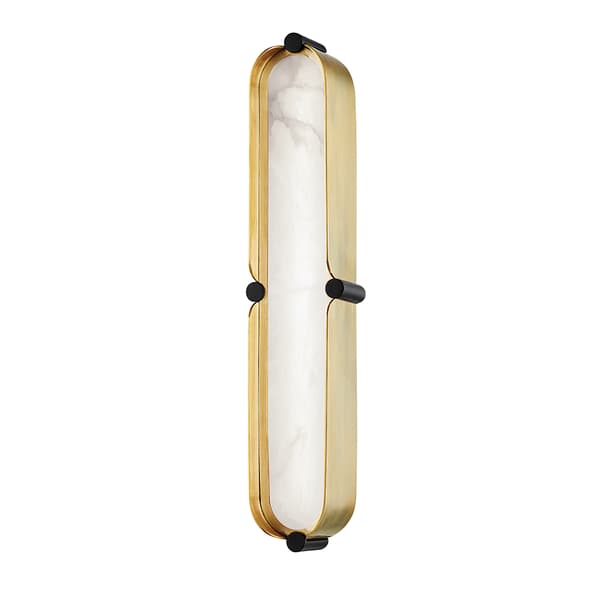 Tribeca Wall Light, Black/Brass Andrew Martin thumbnail