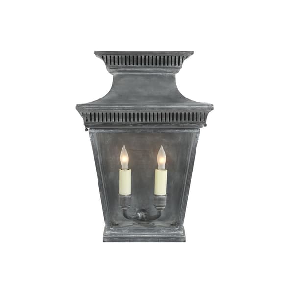 Elsinore Wall Light Zinc, Lantern, Weathered Zinc - Andrew Martin thumbnail