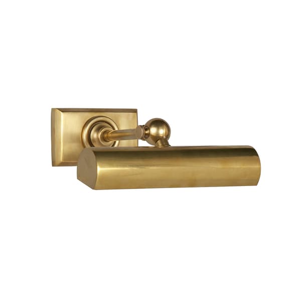 Cabinet Maker's Single Picture Light Brass, Picture Light, Small, Hand-Rubbed Antique Brass - Andrew Martin thumbnail