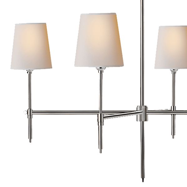 Bryant Chandelier Nickel, Polished Nickel - Andrew Martin thumbnail