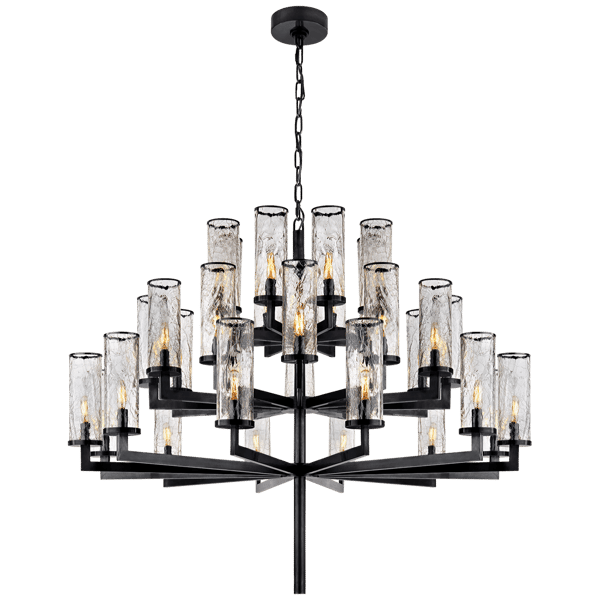 Liaison Chandelier Bronze, 3 Tier - Andrew Martin thumbnail