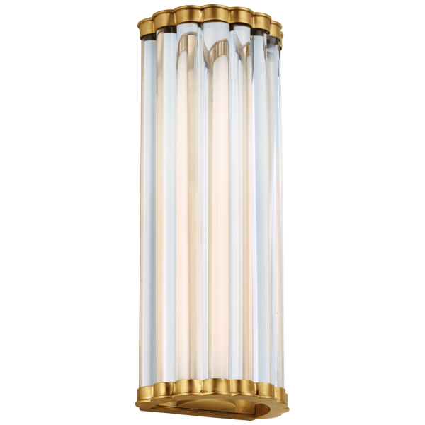Kean Wall Light Brass, Wall Light, Small, Antique-Burnished Brass - Andrew Martin thumbnail