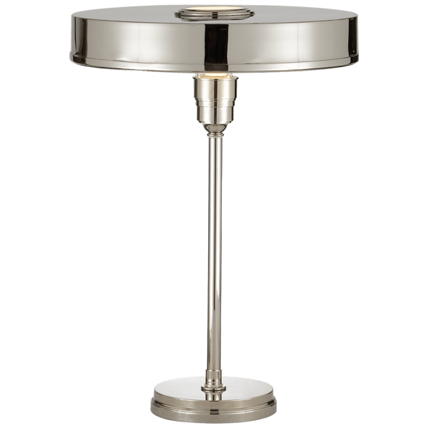 Carlo Table Lamp Nickel, Desk Lamp, Polished Nickel - Andrew Martin thumbnail