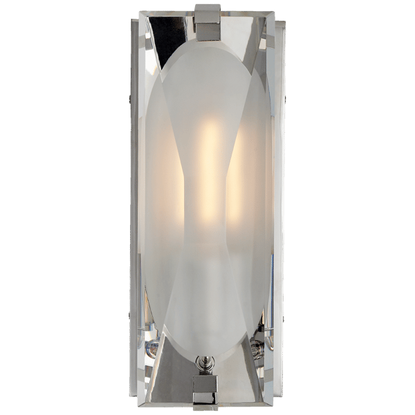 Castle Peak Wall Light Nickel, Wall Light, Polished Nickel - Andrew Martin thumbnail
