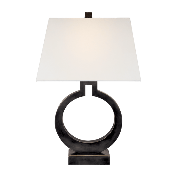 Ring Form Table Lamp Bronze, Table Lamp, Small - Andrew Martin thumbnail