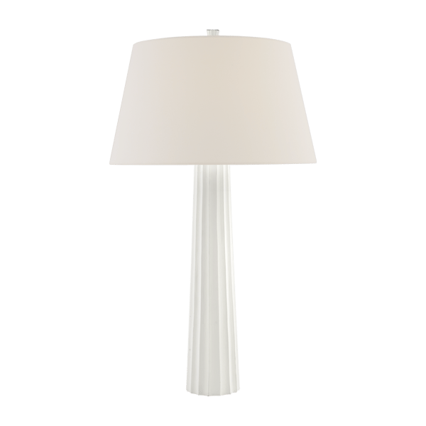 Fluted Spire Table Lamp White, Table Lamp, Plaster White - Andrew Martin thumbnail