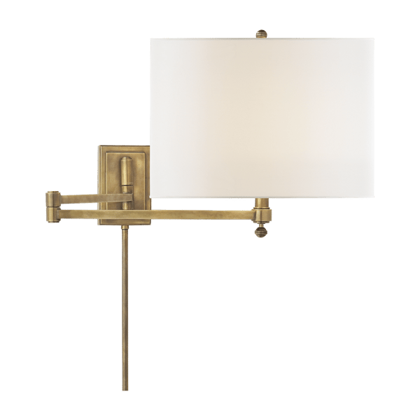 Hudson Wall Light Brass, Wall Light, Hand-Rubbed Antique Brass - Andrew Martin thumbnail