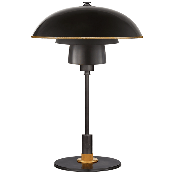 Whitman Table Lamp Bronze, Desk Lamp, Bronze/Antique Brass - Andrew Martin thumbnail