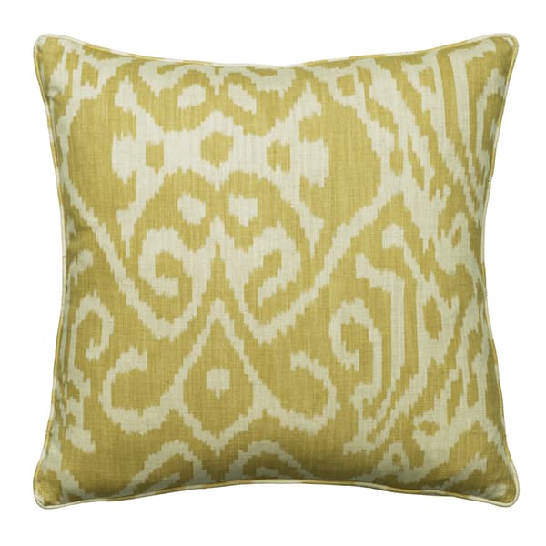 Otter Barley, Sustainable Feather, Cushion - Andrew Martin Eco-conscious & Cotton & Cotton Blend & Linen & Linen Blend Ikat thumbnail