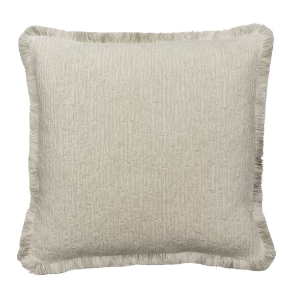 Roma Ivory, Sustainable Feather, Cushion - Andrew Martin Sophie Paterson Linen Blend & Velvet Plain & Plain Texture thumbnail