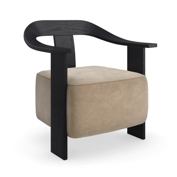 Luca Chair, Chair, Dark Neutral - Andrew Martin Kelly Hoppen Other Fabric thumbnail