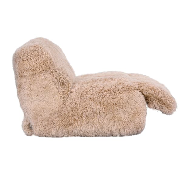 Shaggy Motion Chair, Motion Chair, Light Neutral - Andrew Martin Timothy Oulton Cowhide & Sheepskin thumbnail