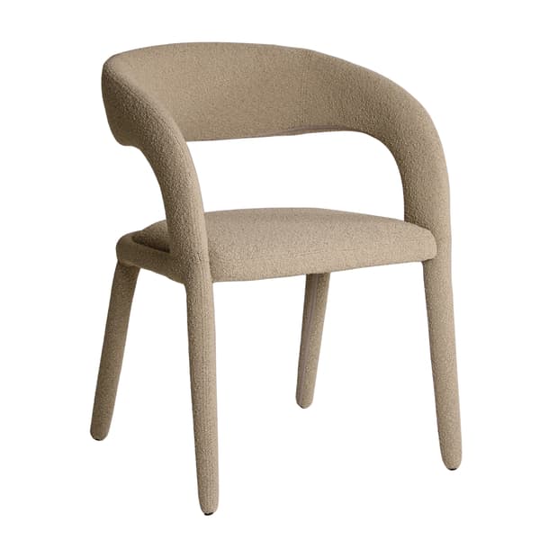 Knox Dining Chair, Chair, Bronze/Dark Neutral - Andrew Martin Boucle & Other Fabric thumbnail