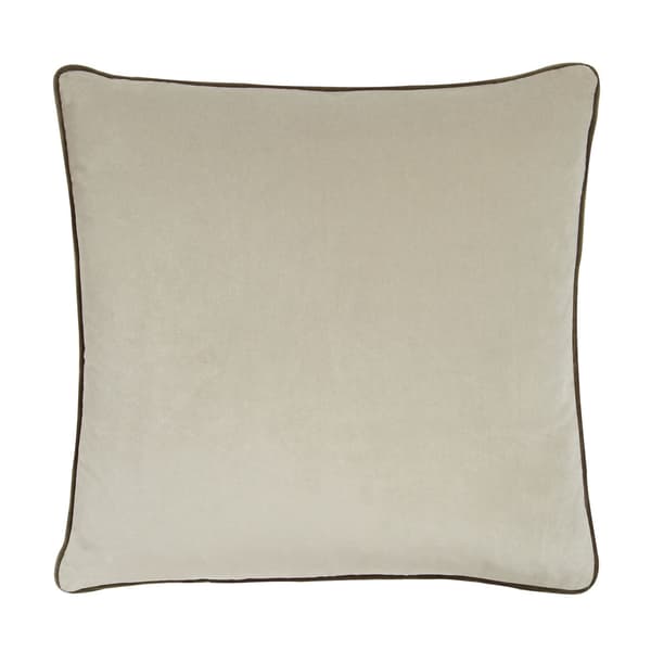 Pelham Stone, Sustainable Feather, Cushion, 55cm x 55cm - Andrew Martin Velvet Plain thumbnail
