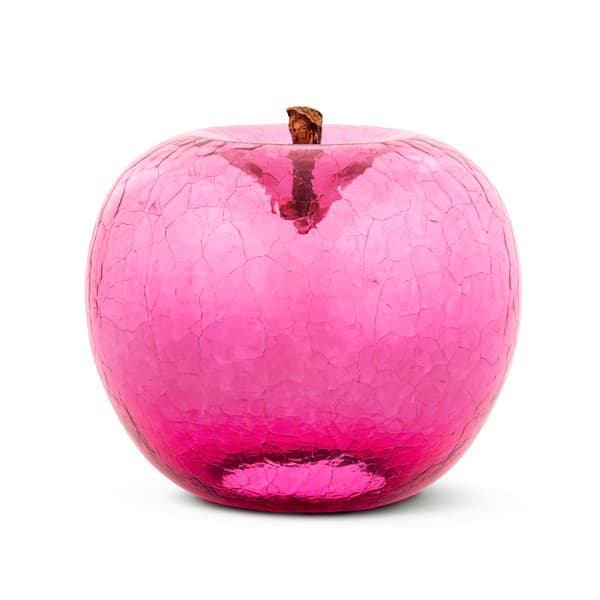 Apple Ruby Crackled, Apple Sculpture, 20cm x 16cm - Andrew Martin thumbnail